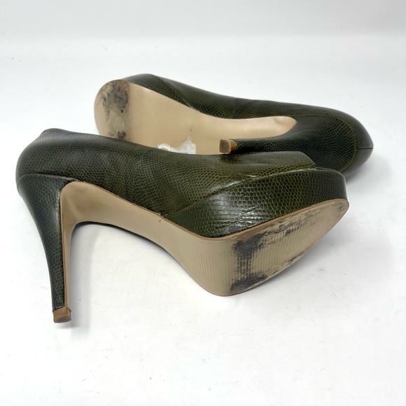 Guess. Leather peep-toe stilettos - Picture 4 of 6